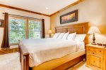 Master bedroom typically features a king bed